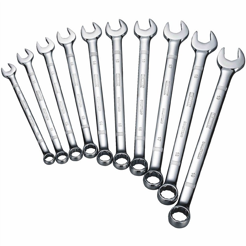 DeWalt 10pc 12pt Metric Combination Wrench Set