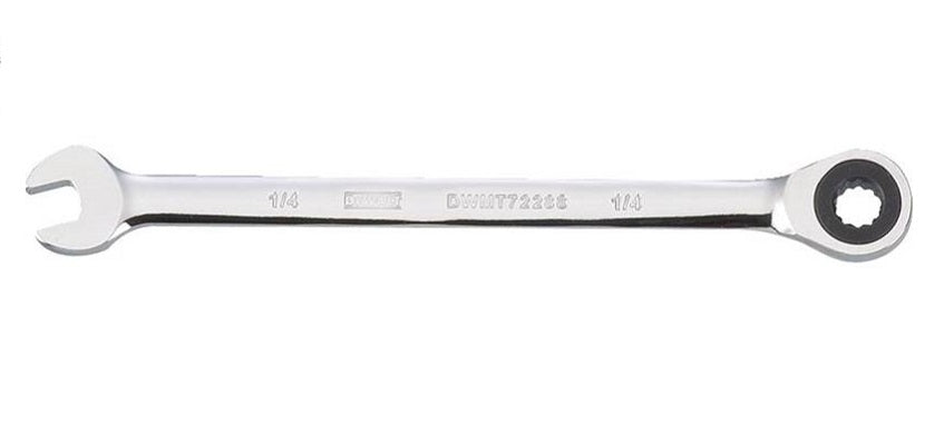 DeWalt 1/4in 12pt SAE Ratcheting Combination Wrench