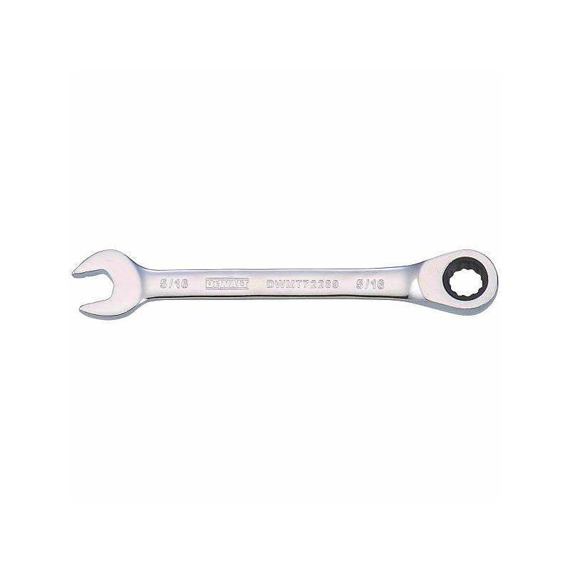 DeWalt 5/16in 12pt SAE Ratcheting Combination Wrench