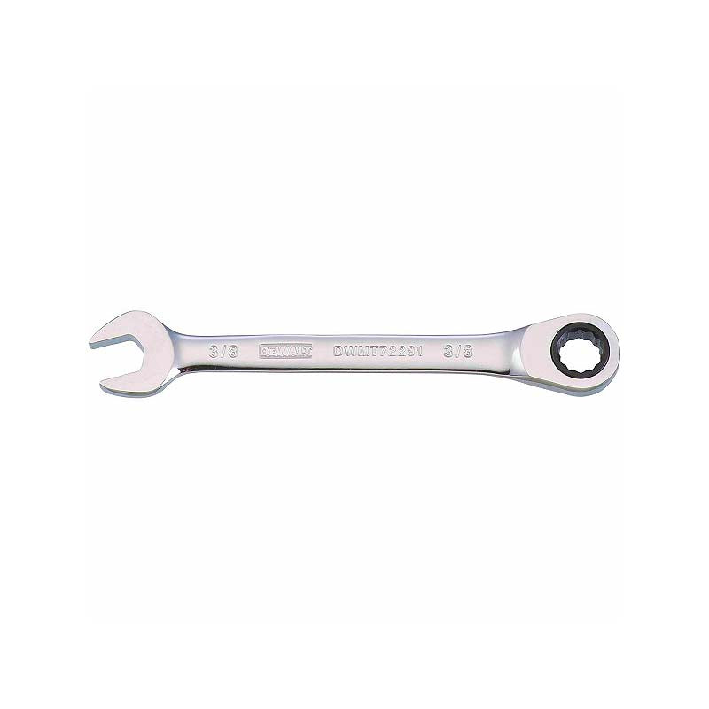 DeWalt 3/8in 12pt SAE Ratcheting Combination Wrench