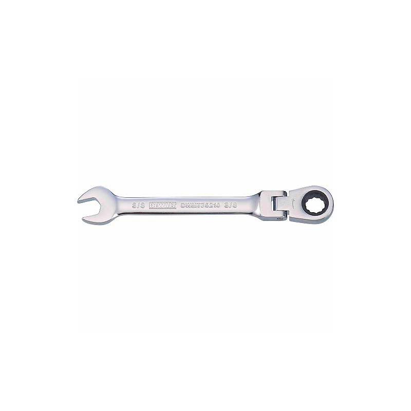 DeWalt 3/8in 12pt SAE Flex Head Ratcheting Combination Wrench