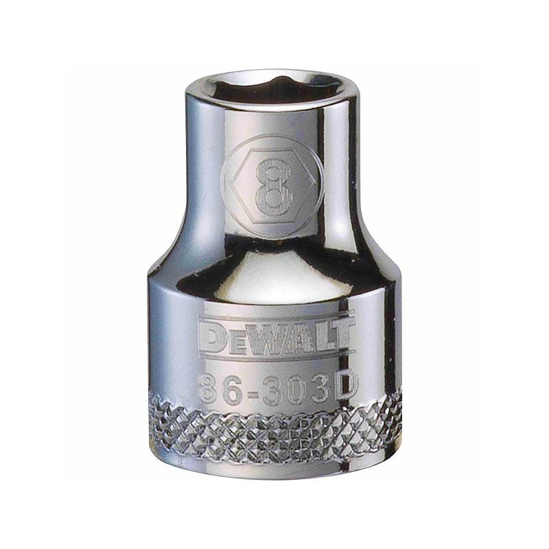 DeWalt 8mm 3/8in Drive 6pt Metric Socket
