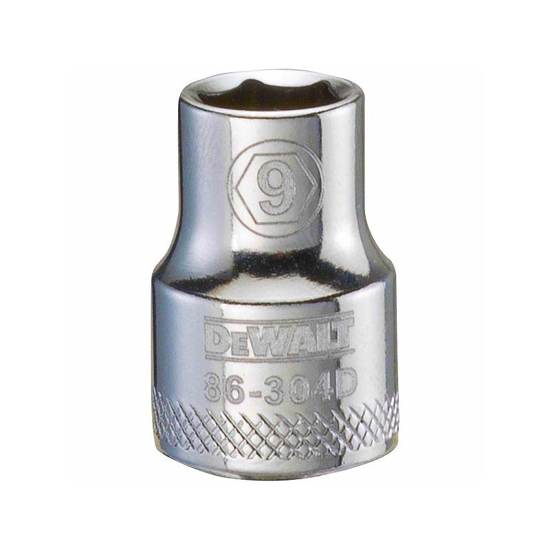 DeWalt 9mm 3/8in Drive 6pt Metric Socket