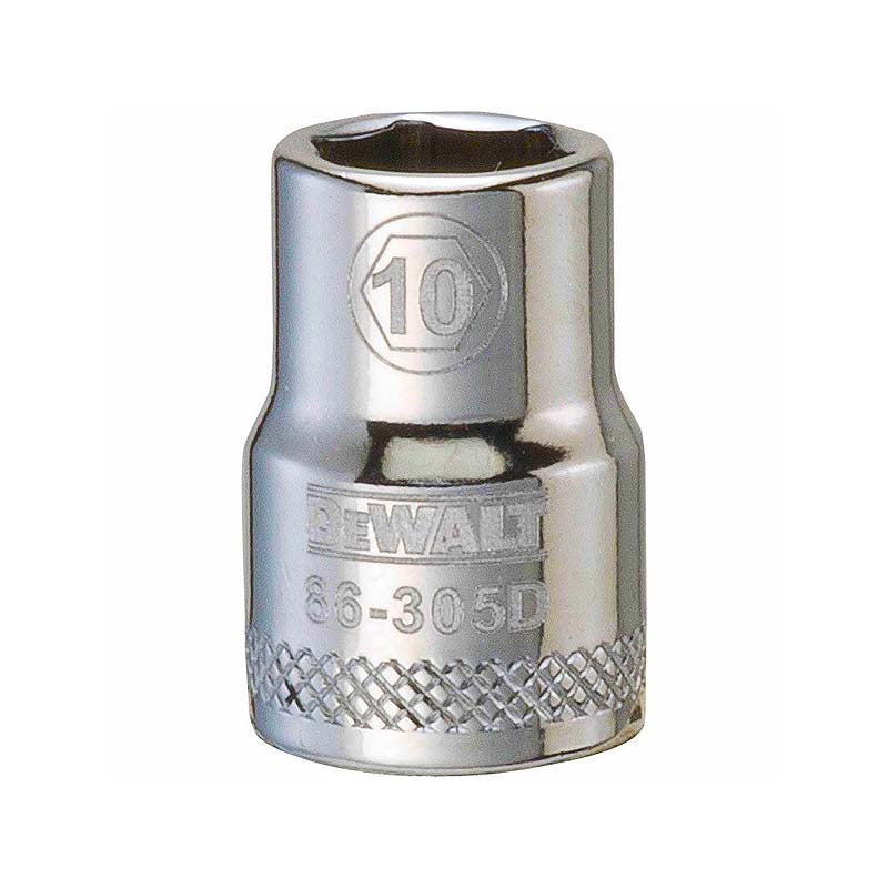DeWalt 10mm 3/8in Drive 6pt Metric Socket