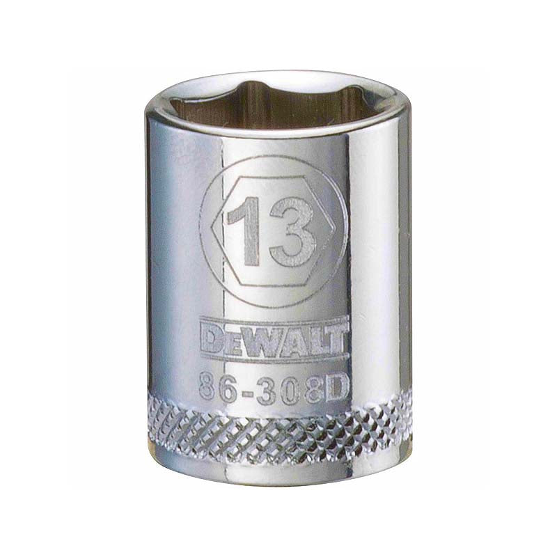 DeWalt 13mm 3/8in Drive 6pt Metric Socket