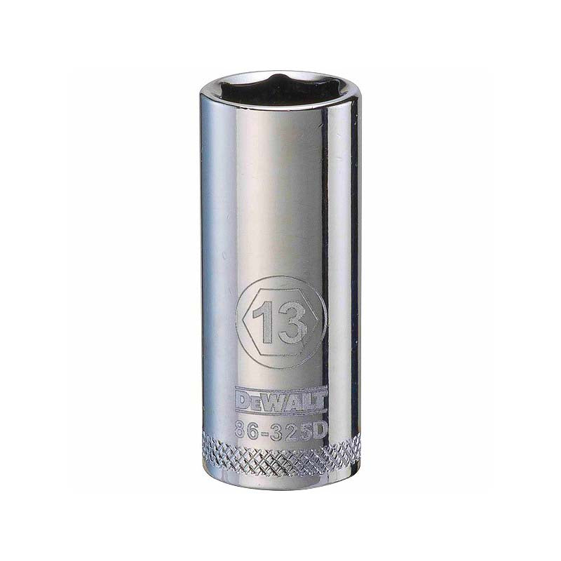 DeWalt 13mm 3/8in Drive 6pt Metric Deep Socket