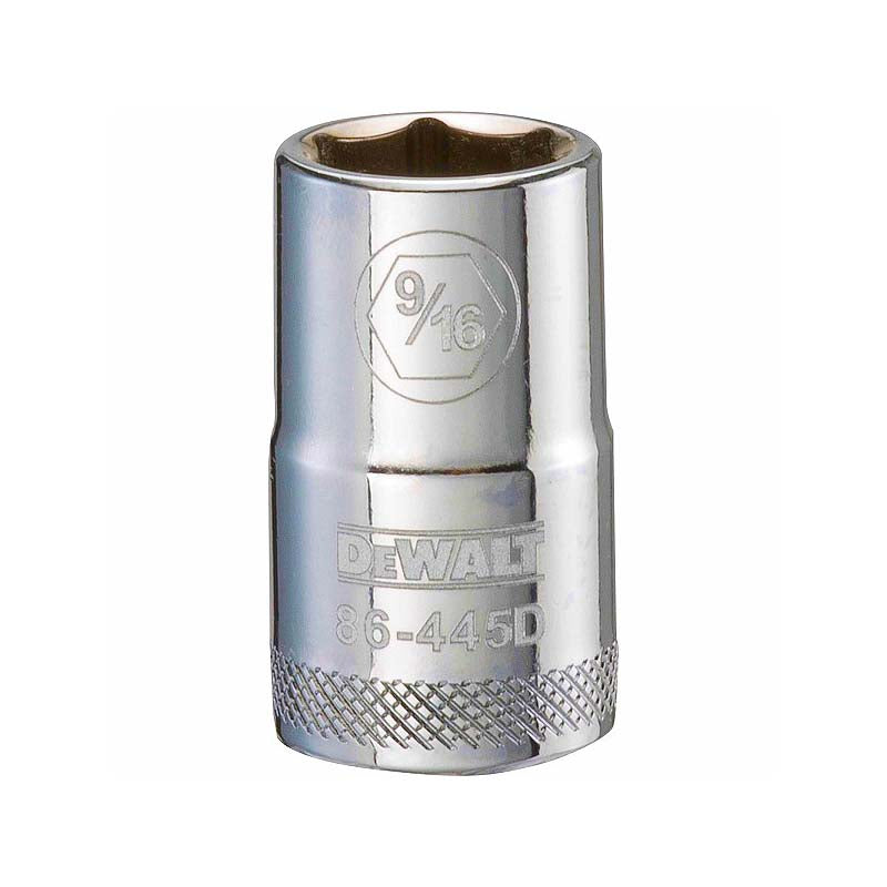 DeWalt 9/16in 1/2in Drive 6pt SAE Socket