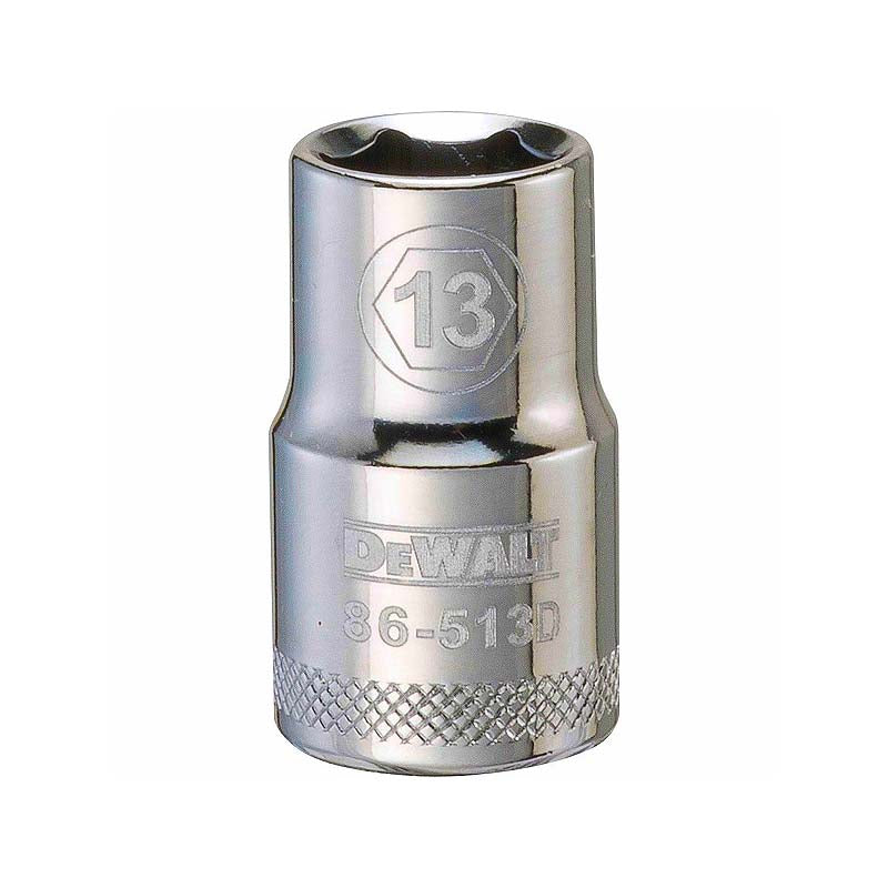 DeWalt 13mm 1/2in Drive 6pt Metric Socket