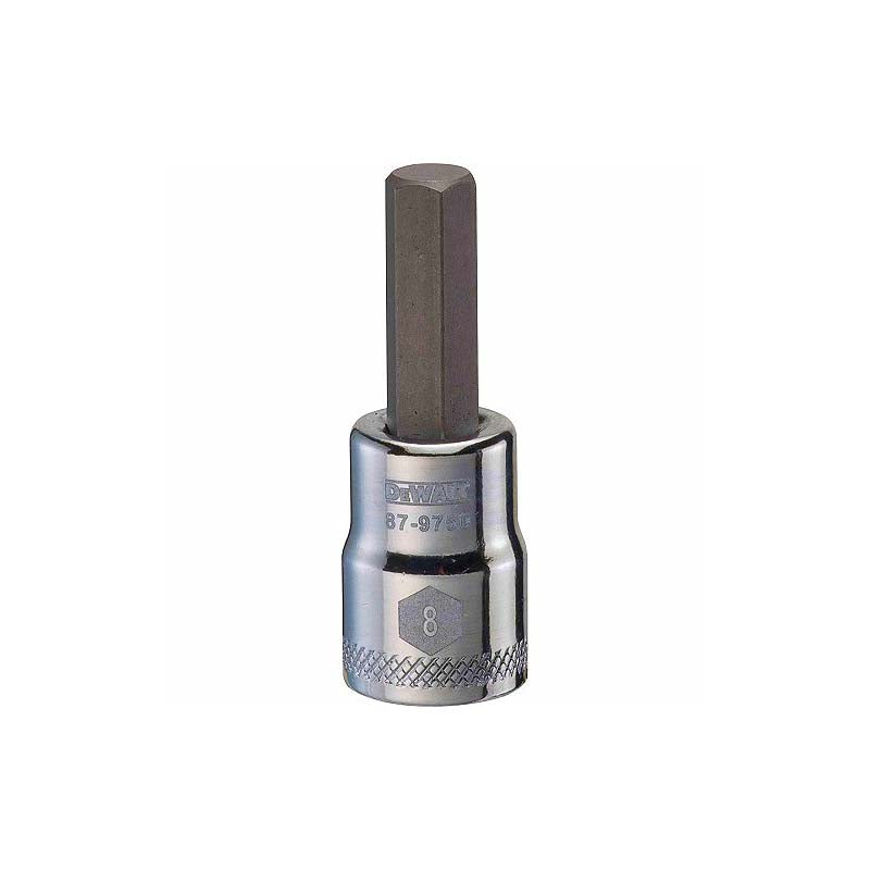 DeWalt 8mm 3/8in Drive Metric Hex Bit Socket