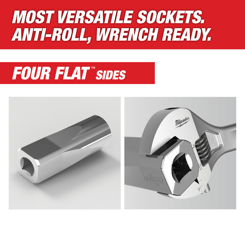 Milwaukee 45-34-3750 3/8 inch 3/8 Drive SAE 6pt Deep Socket