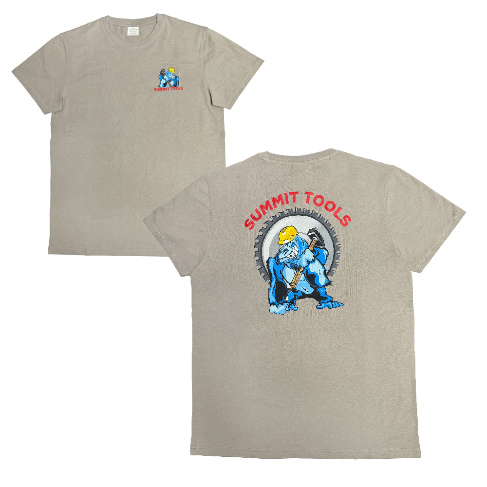 Summit Grey English T-Shirt - Extra Large