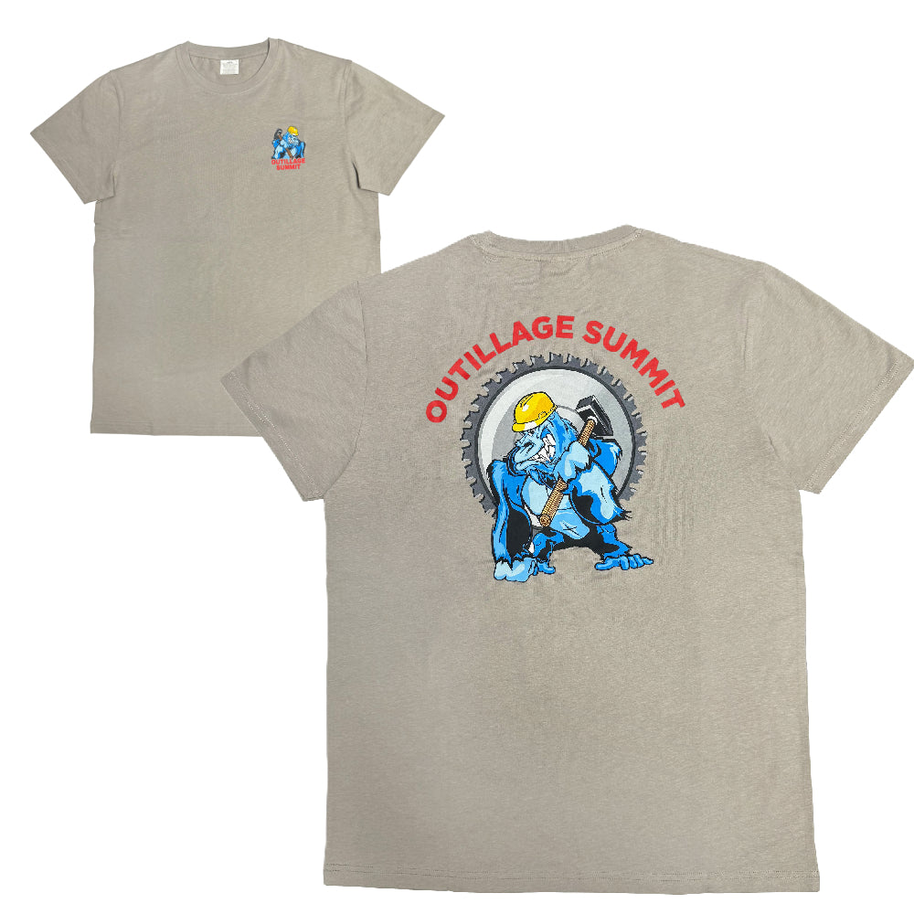 Summit Grey French T-Shirt - Medium
