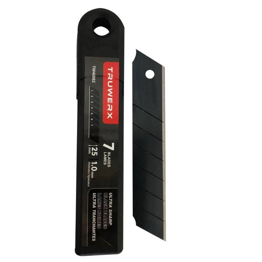 Truwerx 40062 25mm Heavy-Duty Snap-Off Replacement Blades - 7pk