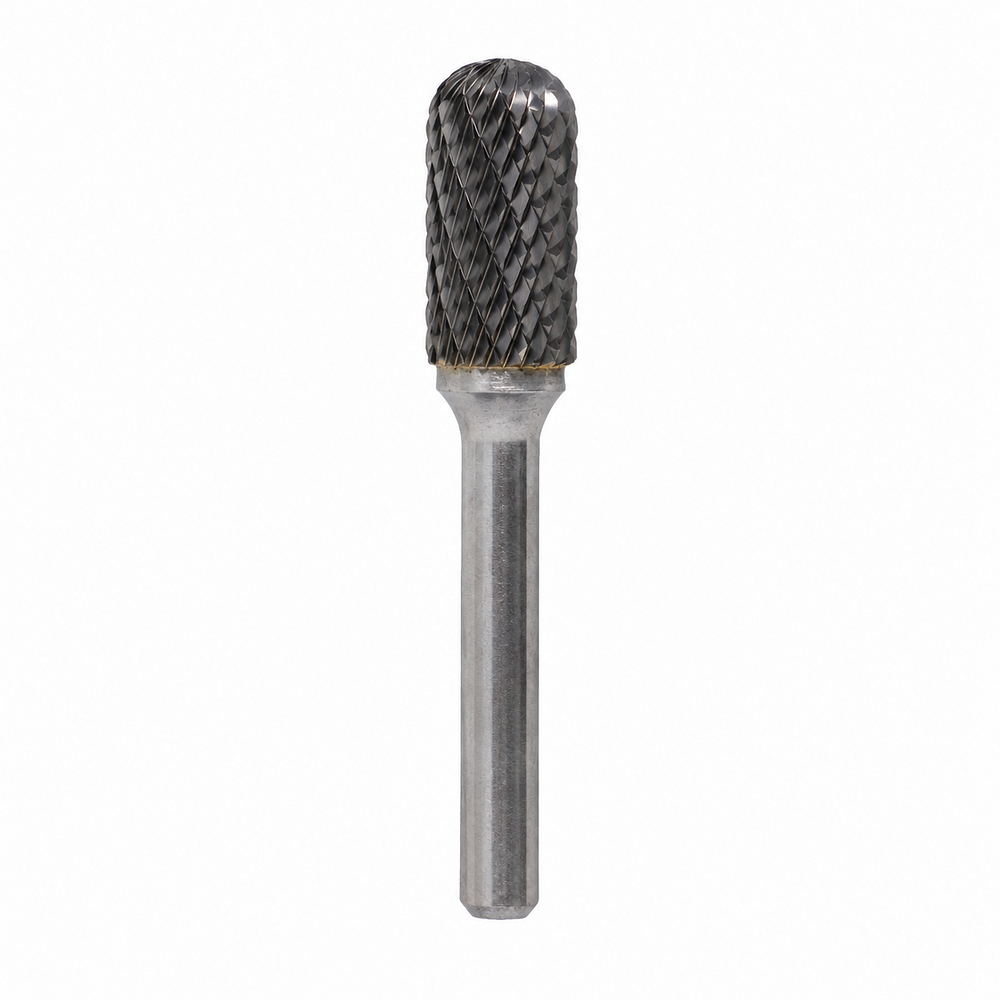 Truwerx cylinder radius double-cut carbide burr - TW53506 to TW53508
