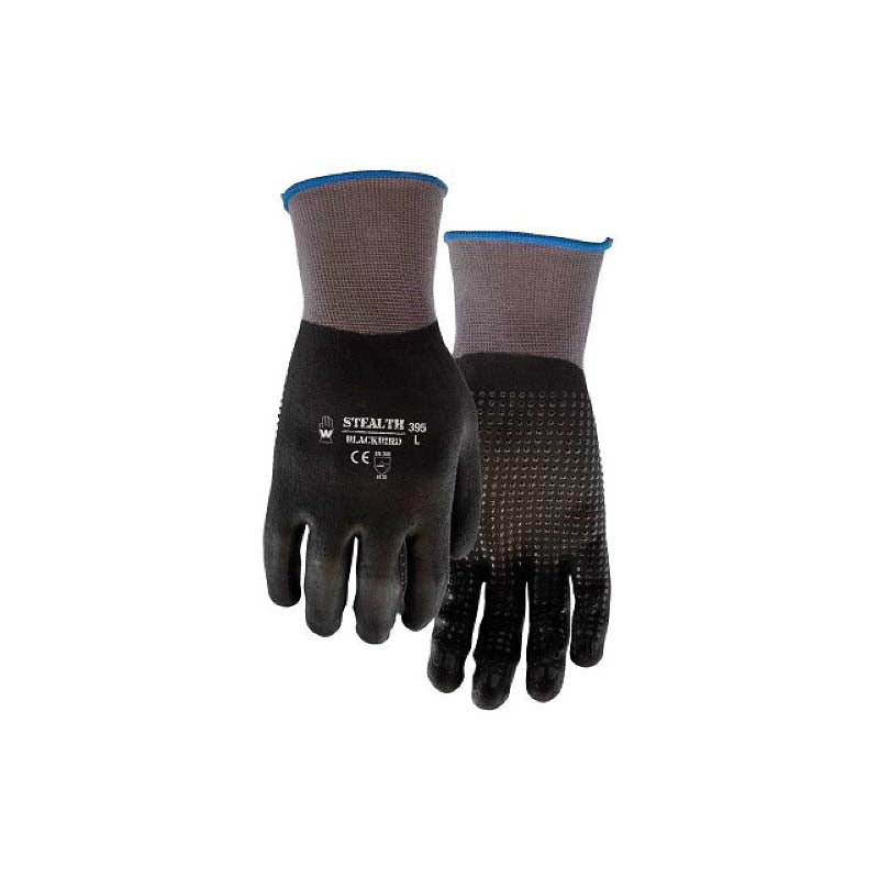 Watson Stealth Blackbird Nitrile Coated Gloves - Large