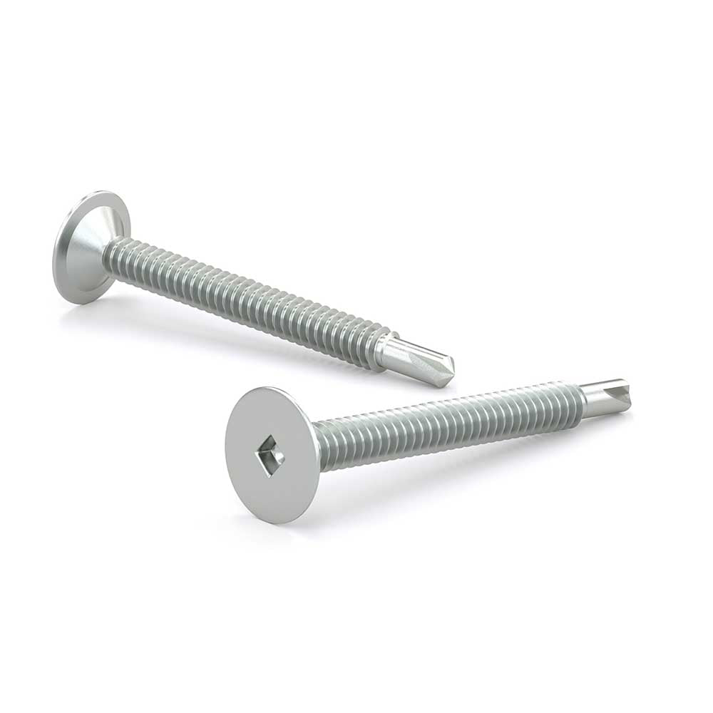 #10 x 1-1/4in Wafer Head Metal TEK Screws - 100pk