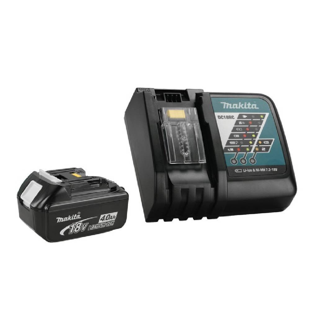 Makita Y-00284 18V 4.0 Ah Battery and Rapid Charger Starter Kit