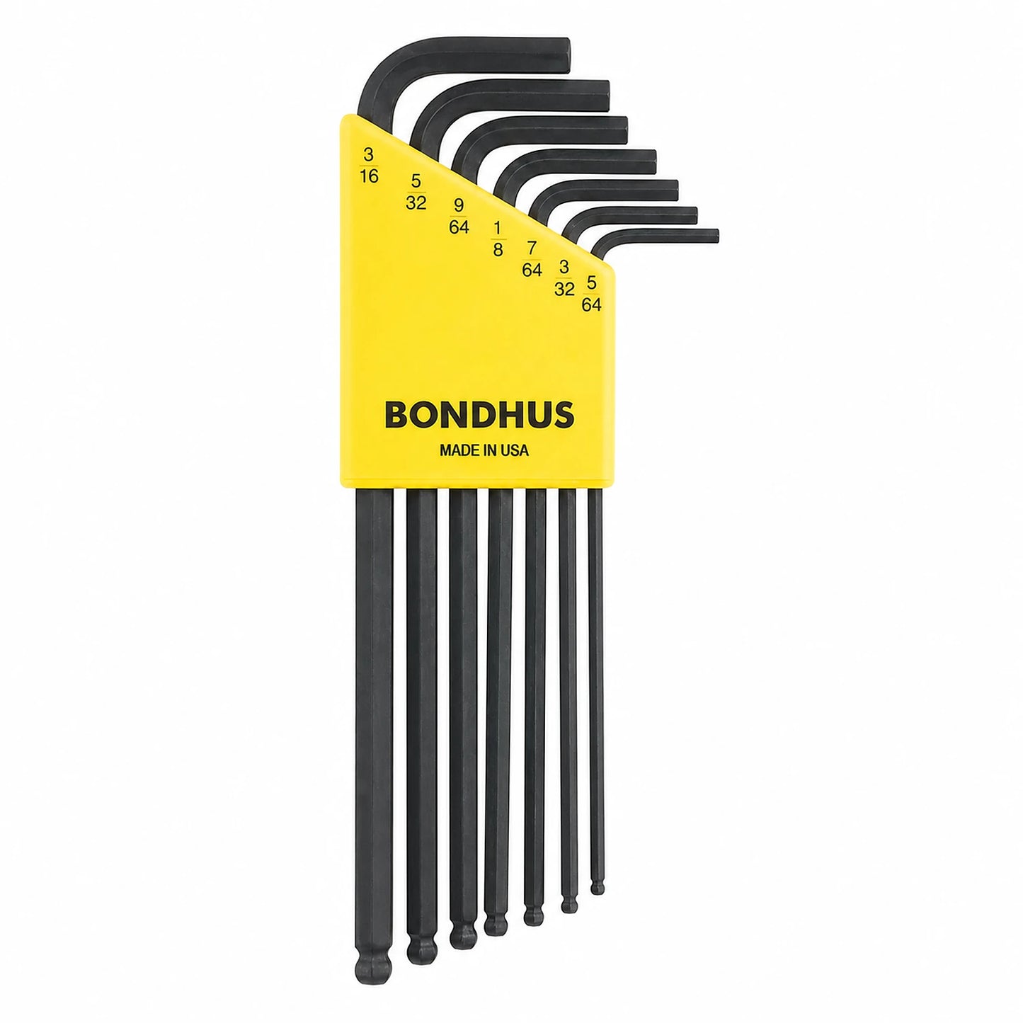 Bondhus 7pc Long Ball End Hex Key Set with ProGuard Finish