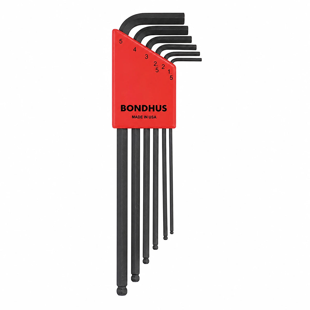 Bondhus 6pc Metric Ball End L-Wrenches (1.5 - 5 mm) Set