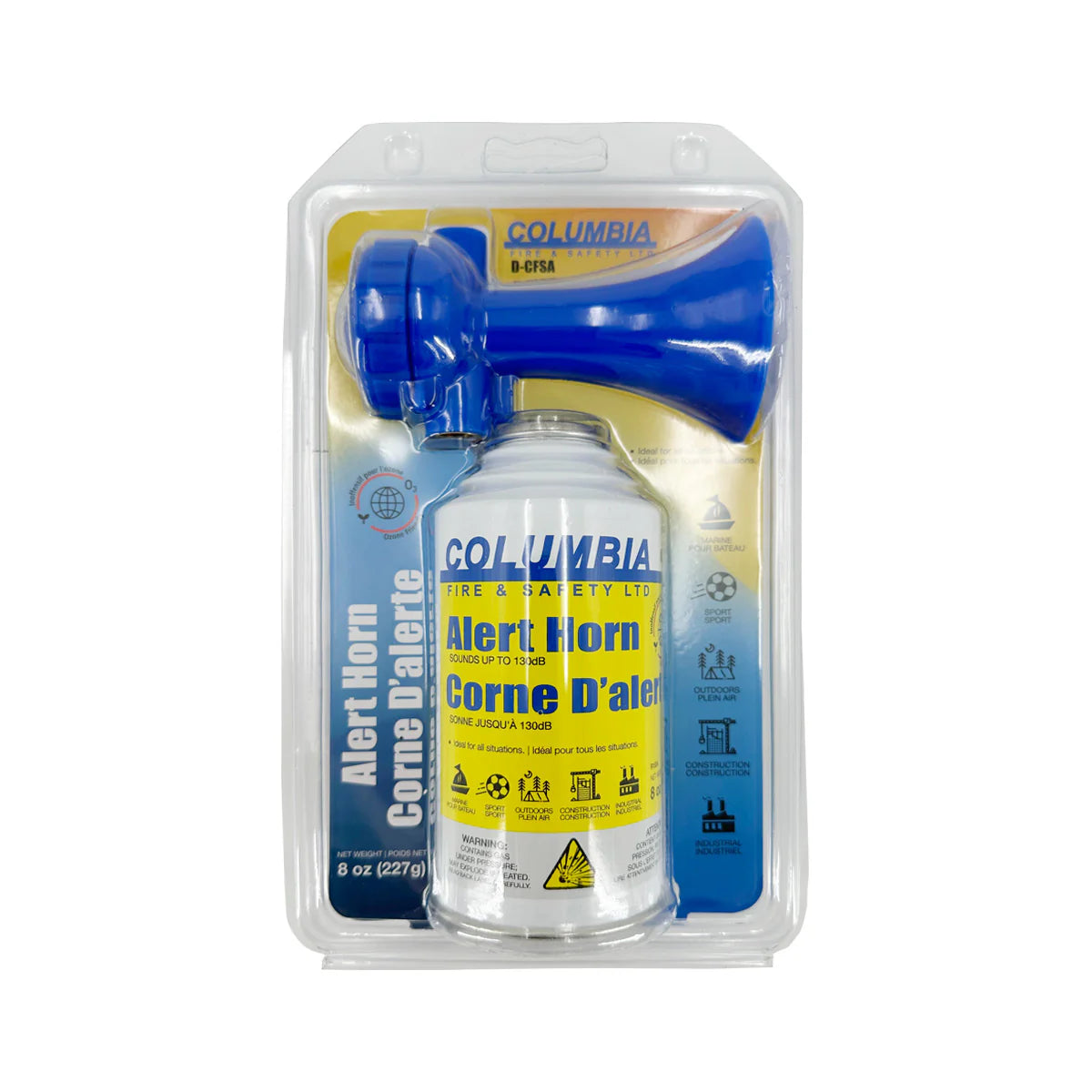 Columbia Fire & Safety Emzone 8oz Large Signal Air Horn
