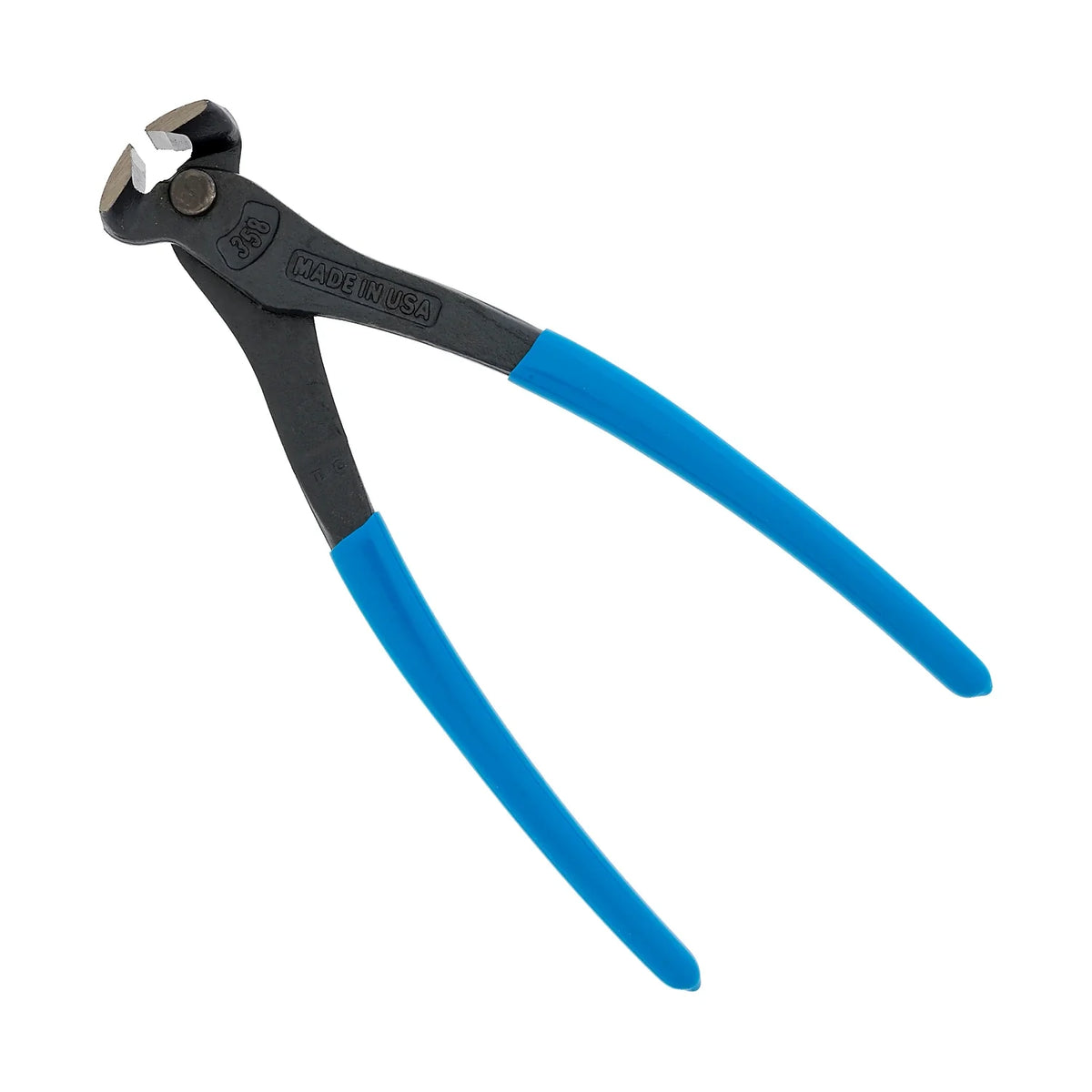 Channellock CA358 8-inch XLT end cutting pliers on a white background