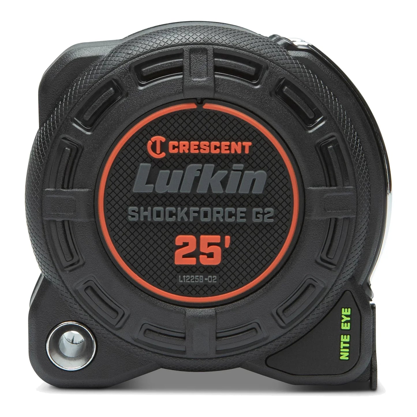 Crescent Lufkin L1225B-02 25 ft Shockforce Nite Eye G2 tape measure