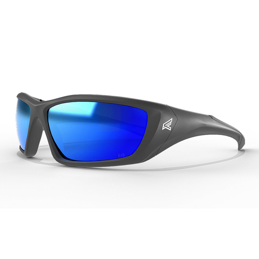Edge Robson Safety Glasses with Polarized Blue Mirror Lenses