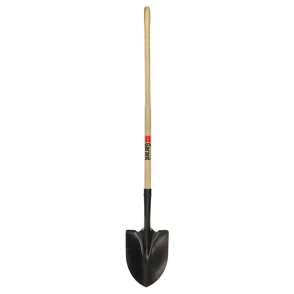 Garant Cougar Round Mouth Shovel with Long Wooden Handle