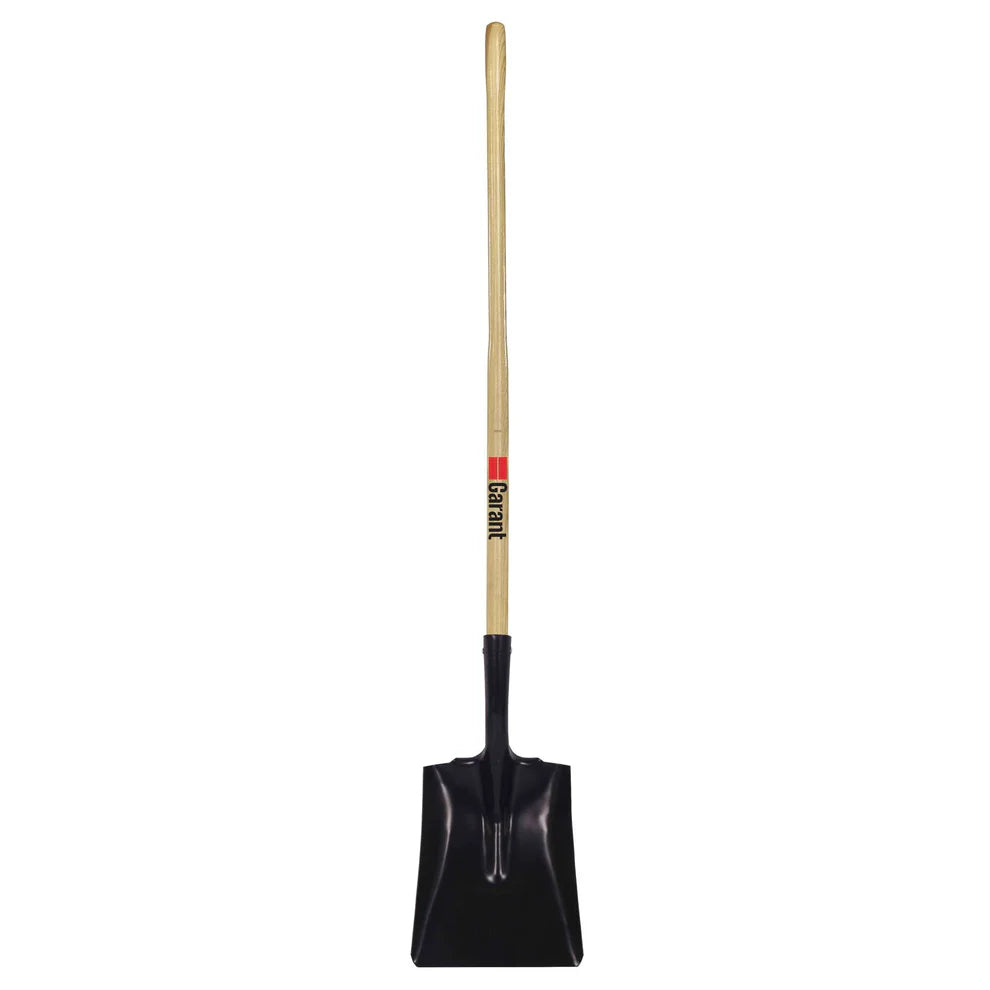 Garant Cougar Square Mouth Shovel with Long Wooden Handle
