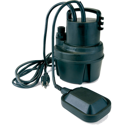 G. Hjukstrom 1/6 HP Submersible Utility Pump with Float Switch