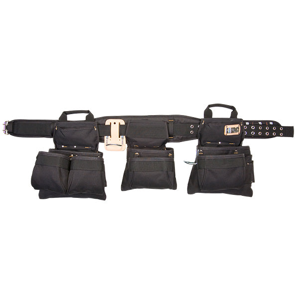 Kuny's 18-Pocket 5pc Professional Carpenter Combo Apron - Black