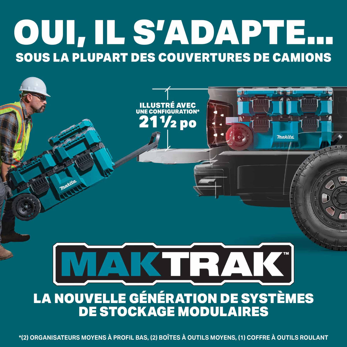 Makita MAKTRAK Large Tool Box Modular Storage