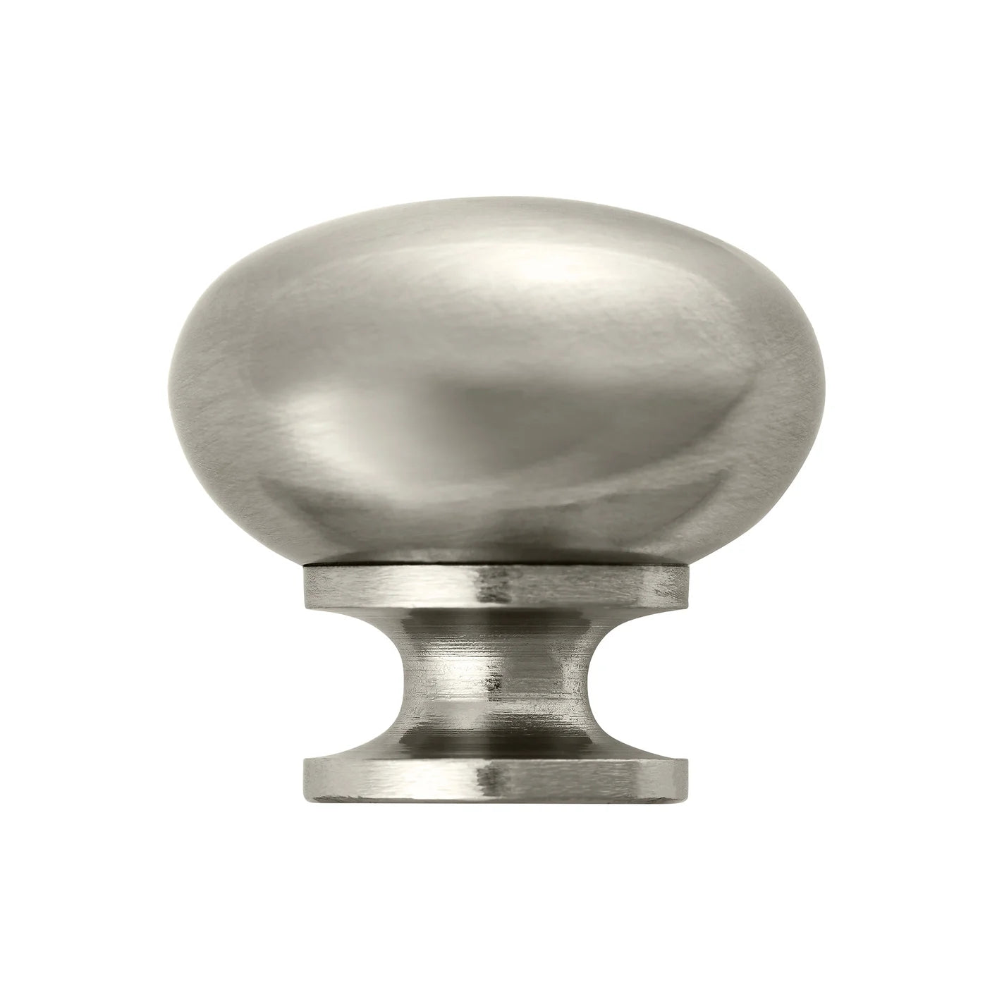 Marathon Hardware Cabinet Volta Knob Handle - 32mm Brushed Nickel