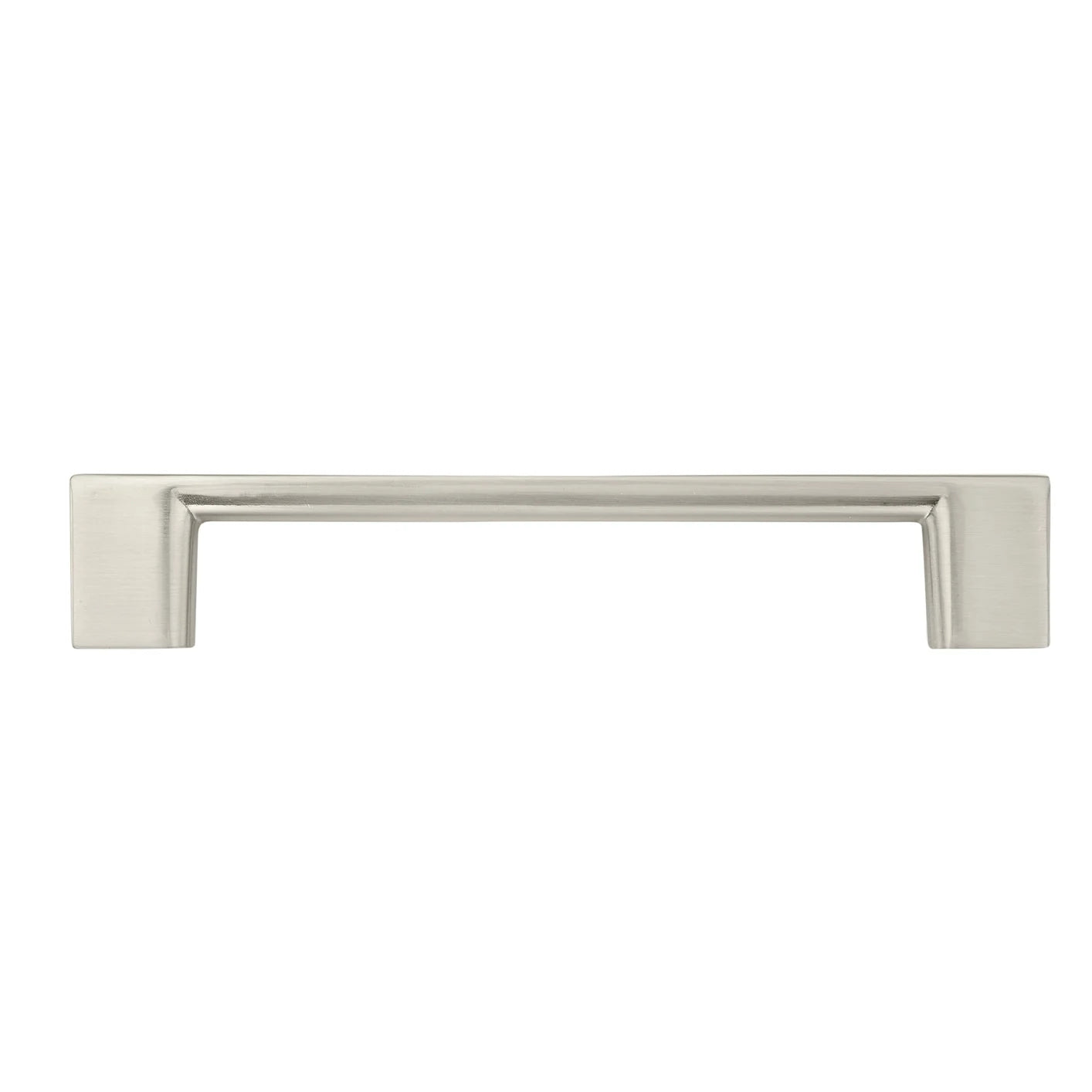Marathon Hardware Cabinet Denman Contemporary Pull Handle - 128mm Brushed Nickel