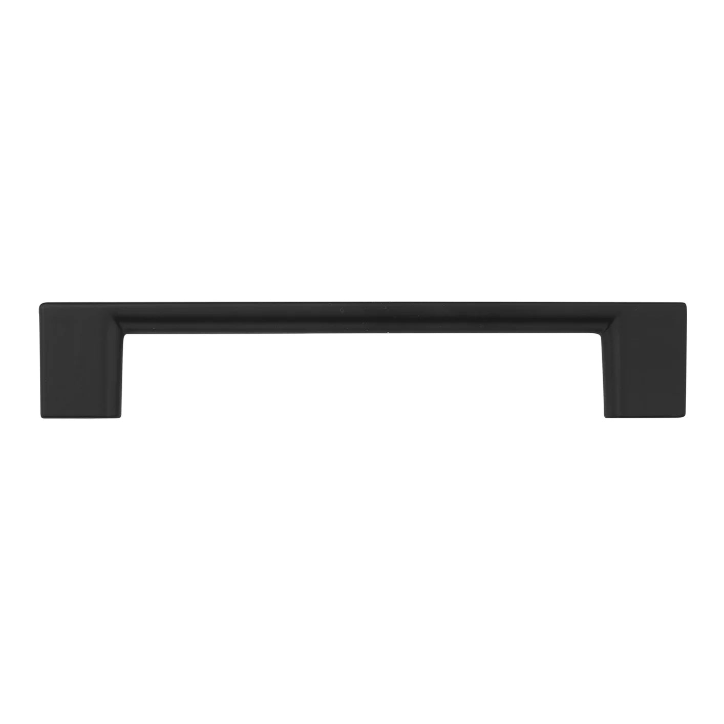 Marathon Hardware Cabinet Denman Contemporary Pull Handle - 128mm Matte Black