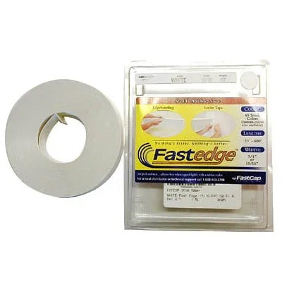 Marathon Hardware 50' White PVC FastEdge Roll