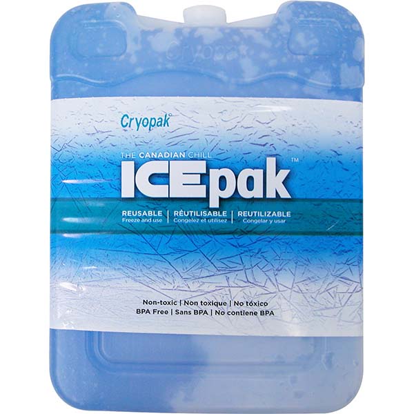 Cryopak ICEpak 5.8in x 7.5in Reusable Hard Shell Ice Pack