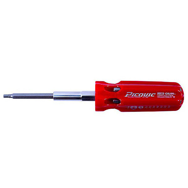 PICQUIC HEX-CALIBRE Metric 7-in1 Magnetic Multi-Bit Screwdriver