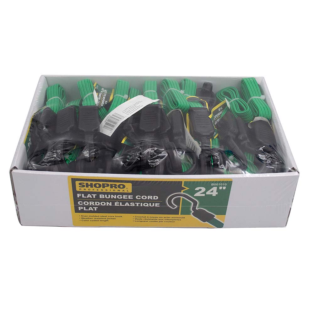 SHOPRO 24in Flat Bungee Cord