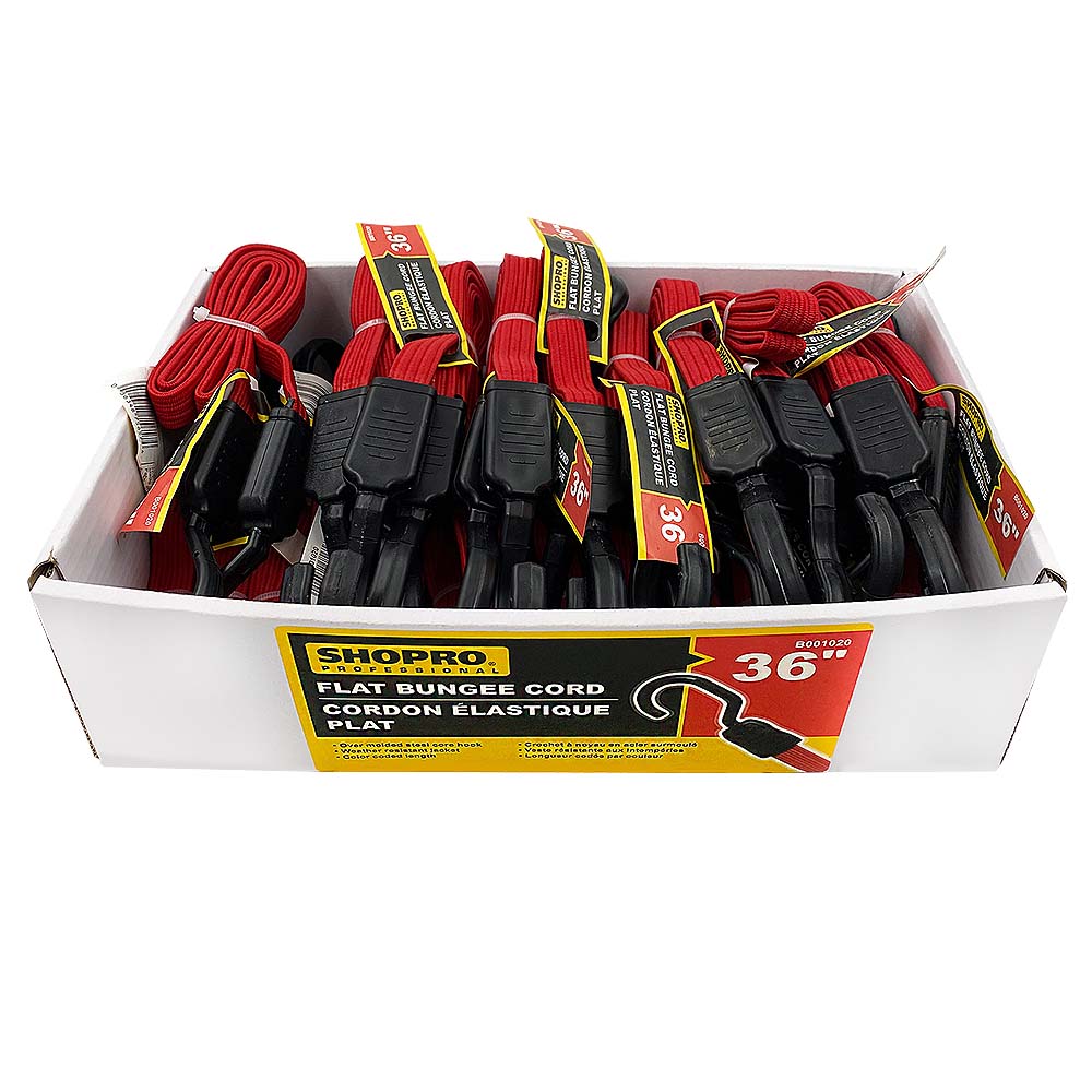 SHOPRO 35in Flat Bungee Cord