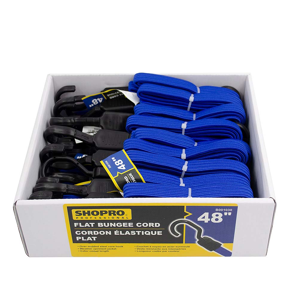 SHOPRO 48in Flat Bungee Cord