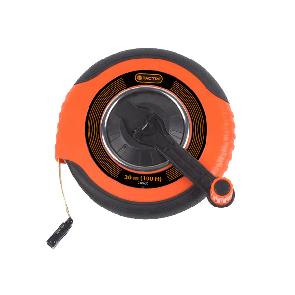 TACTIX 100'/30m Long Tape Measure