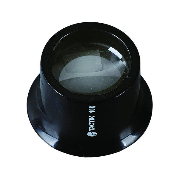 Tactix 10x Plastic Eye Glass Loupe