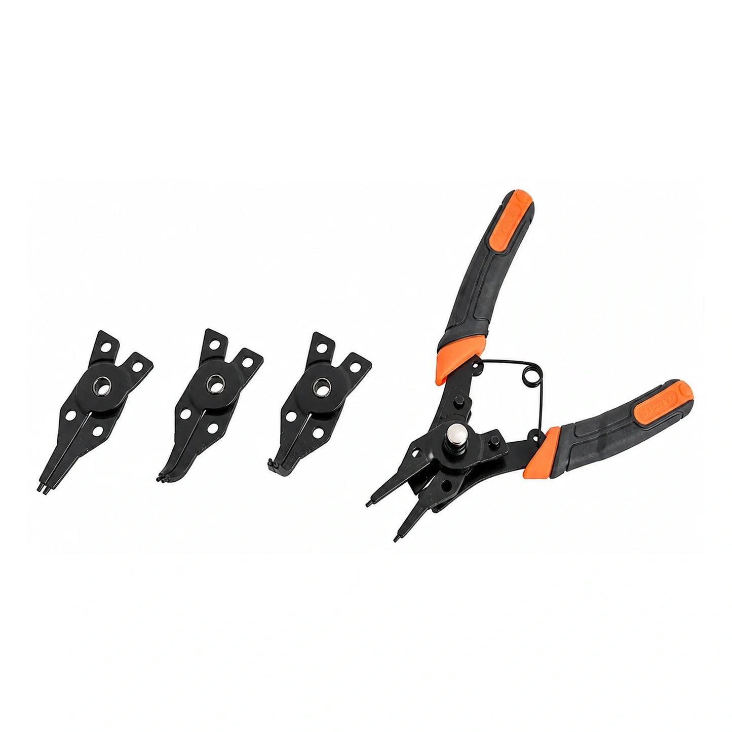 TACTIX TX202024 four-piece 6-inch circlip snap ring pliers set on a white background