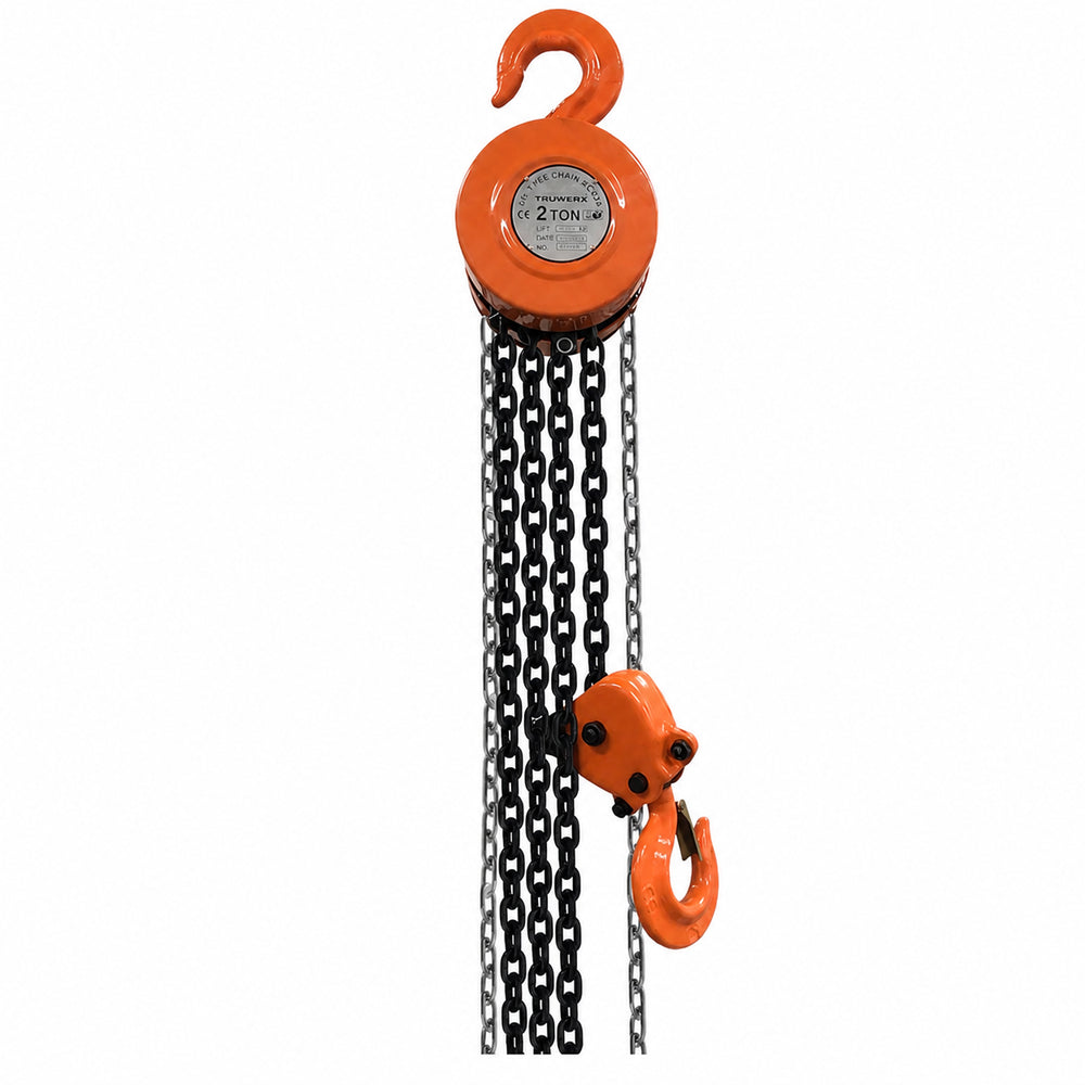 Truwerx TW60504 2-ton manual chain hoist with 10 ft. lift