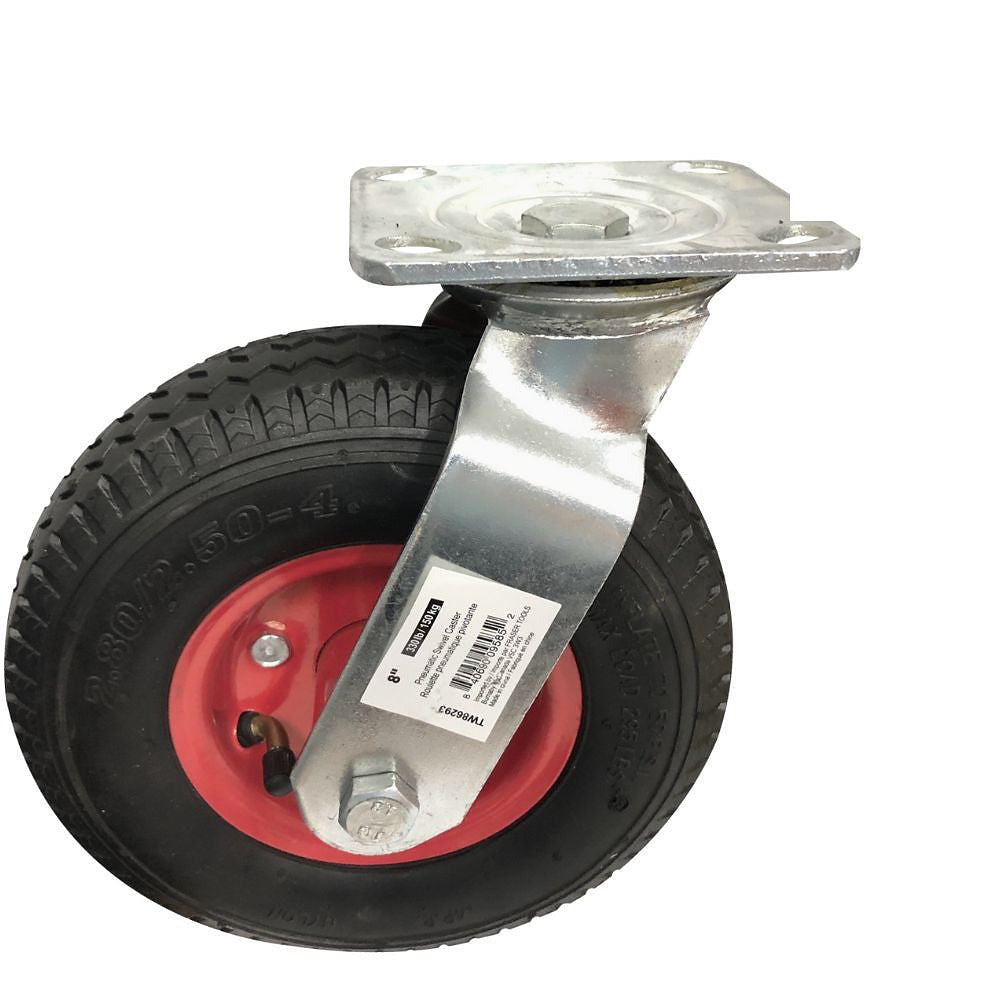 Truwerx 8 Inch Pneumatic Swivel Caster Wheel TW86293
