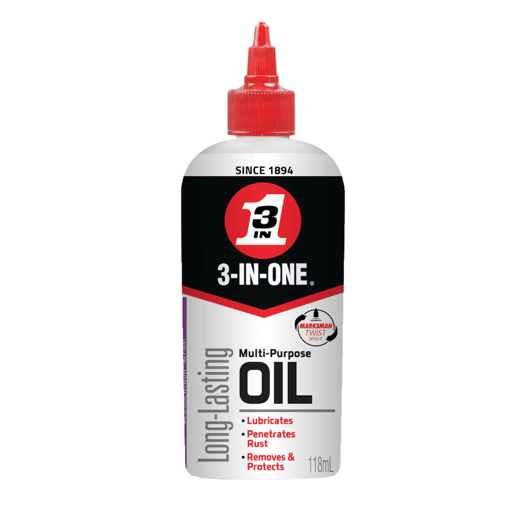 WD-40 118ml 3-in-1 Multi–Purpose Oil with Telescoping Spout