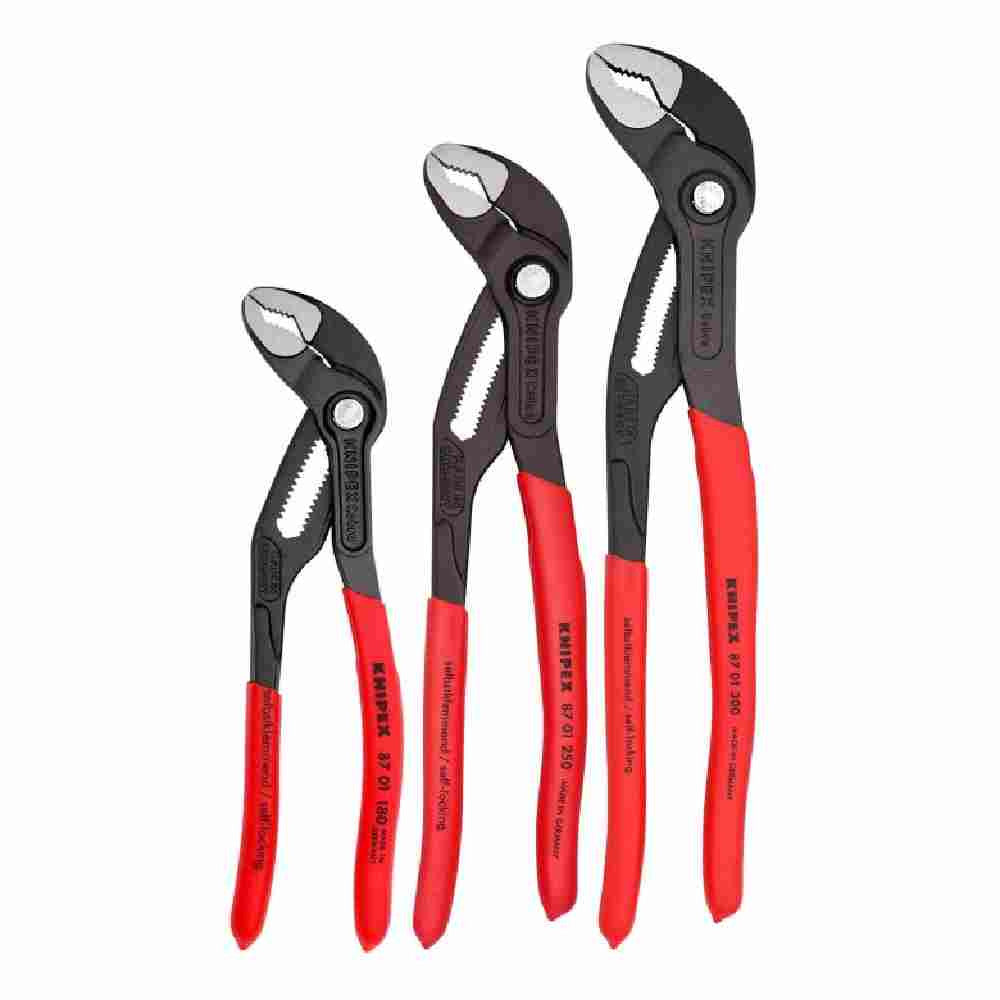 Knipex 002006US1 3pc Cobra Water Pump Pliers Kit
