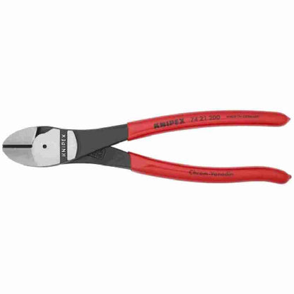 Knipex 3pc Universal Pliers showing 8 inch High Leverage Angled Diagonal Cutters