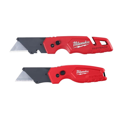 Milwaukee 2pc FASTBACK Folding Utility Knife Set
